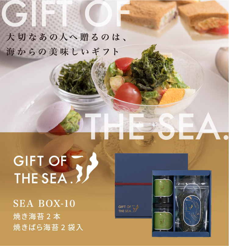 GIFT OF THE SEA.ڤʤΤҤȤ£Τϡ̣եȡSEA BOX-10Ƥ2ܡƤФ鳤2